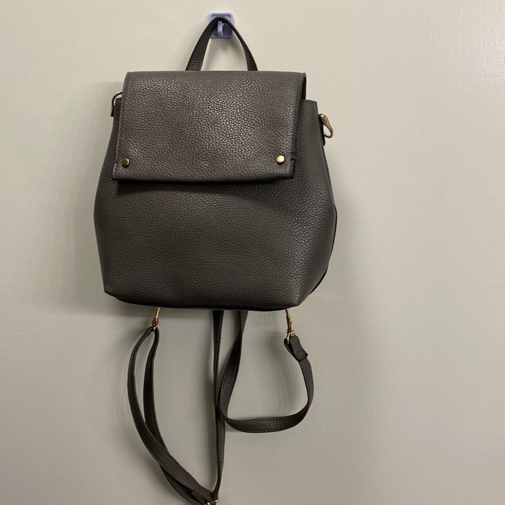 A new day MINI Backpack/Crossbody in gray